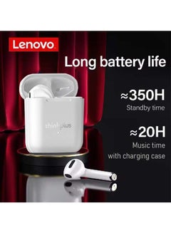 Lenovo ThinkPlus LivePods LP2 BT True Wireless In-Ear Headphones White  - Image 4