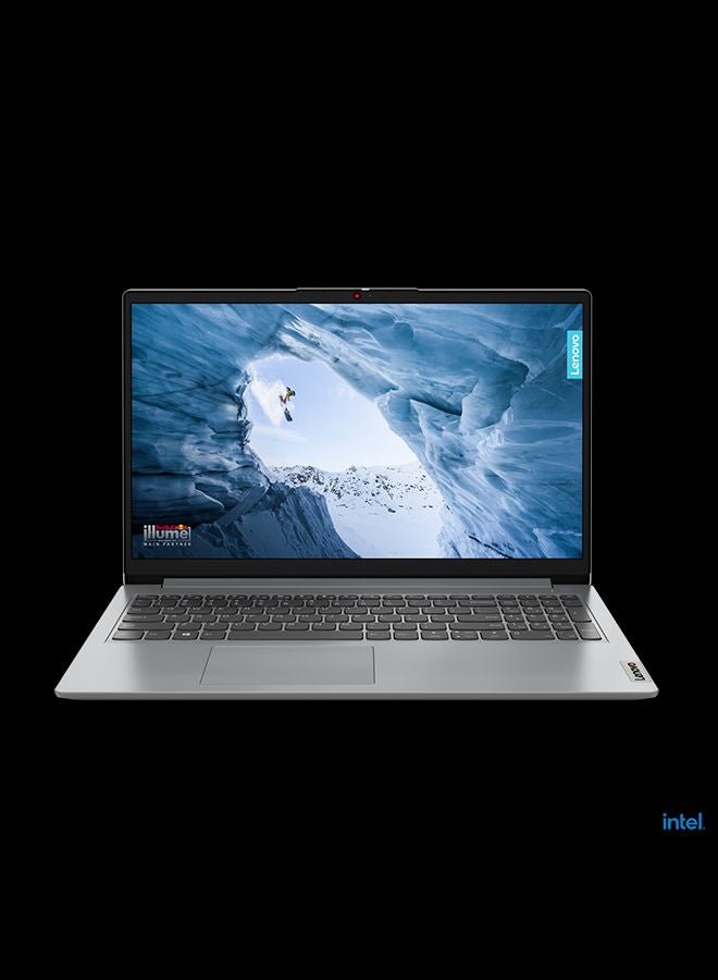 Lenovo - IdeaPad 1 (Upgraded Version) Laptop With 15.6-Inch FHD Display, Core i7-1255U Processor/8GB RAM/512GB SSD/Intel Iris Xe Graphics/Windows 11 English/Arabic Cloud Grey - Image 1