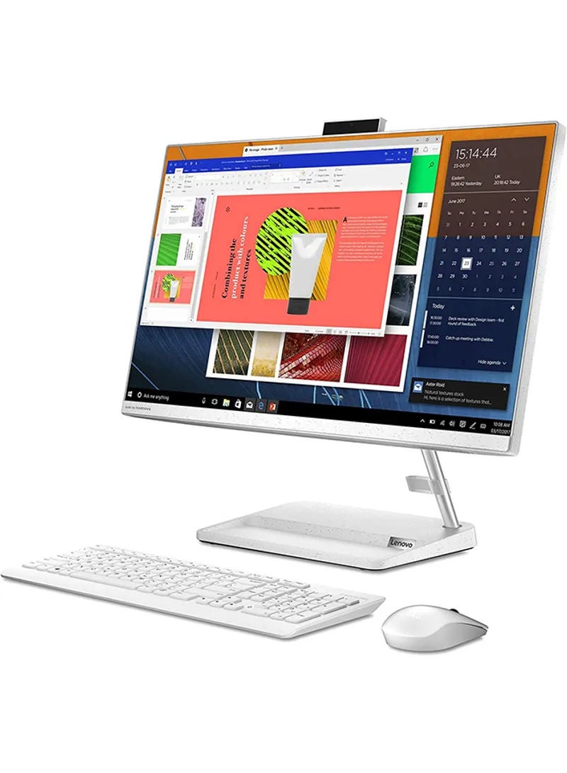 لينوفو - جهاز IdeaCentre AIO 3 بشاشة FHD مقاس 23.8 بوصة ومعالج Core i7-1260P وذاكرة وصول عشوائي سعة 16 جيجابايت ومحرك أقراص SSD سعة 512 جيجابايت وبطاقة رسومات NVIDIA GeForce MX550 سعة 2 جيجابايت ونظام تشغيل Windows 11 - Image 1