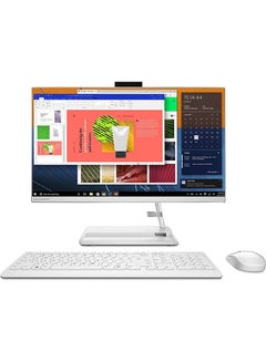 جهاز IdeaCentre AIO 3 بشاشة FHD مقاس 23.8 بوصة ومعالج Core i7-1260P وذاكرة وصول عشوائي سعة 16 جيجابايت ومحرك أقراص SSD سعة 512 جيجابايت وبطاقة رسومات NVIDIA GeForce MX550 سعة 2 جيجابايت ونظام تشغيل Windows 11