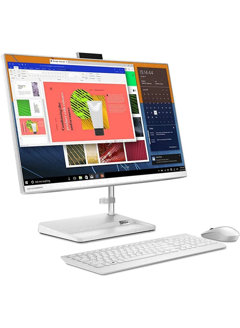 لينوفو - جهاز IdeaCentre AIO 3 بشاشة FHD مقاس 23.8 بوصة ومعالج Core i7-1260P وذاكرة وصول عشوائي سعة 16 جيجابايت ومحرك أقراص SSD سعة 512 جيجابايت وبطاقة رسومات NVIDIA GeForce MX550 سعة 2 جيجابايت ونظام تشغيل Windows 11 - Image 1