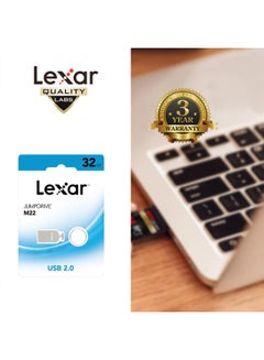 Lexar USB Flash Drive JumpDrive M22 32 GB, USB 2.0, Silver 32 GB  - Image 1