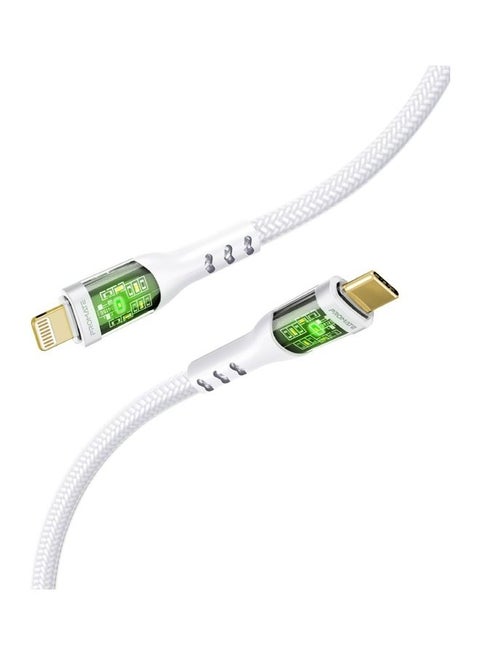 Type-C To Lightning Cable 1.2M 27W White