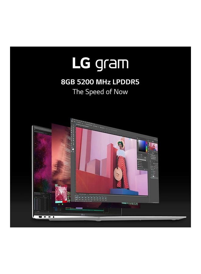LG - Gram 14Z90Q Ultra Lightweight Laptop With 14-Inch Display, Core i5-1240P Processor/8GB RAM/512GB  SSD/Intel Iris XE Graphics/Windows11 English White - Image 1