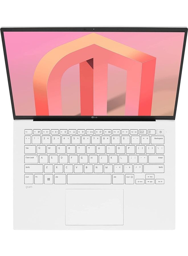 LG - Gram 14Z90Q Ultra Lightweight Laptop With 14-Inch Display, Core i5-1240P Processor/8GB RAM/512GB  SSD/Intel Iris XE Graphics/Windows11 English White - Image 1