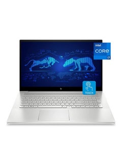 Envy 17t Laptop With 17.3-Inch Display, Core i7-1165G7 Processor/16GB RAM/1TB SSD/Intel Iris Xe Graphics/Windows 11 Home English/Arabic Silver