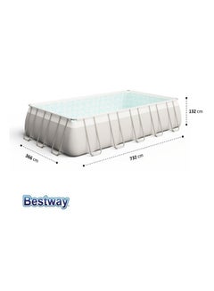 Bestway Rectangular Pool Set 732x132x366cm  - Image 3