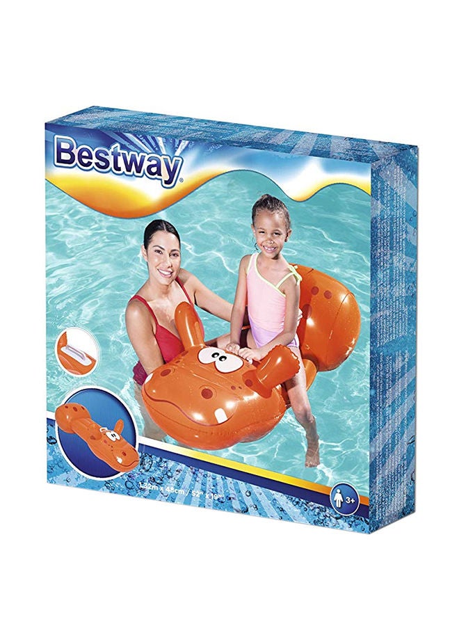 بست واي عوامة سباحة قابلة للنفخ على شكل فرس النهر طراز 42048 132x48سم - Image 1