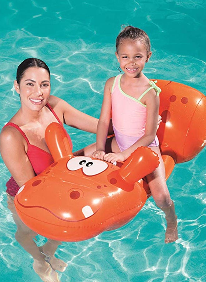 بست واي عوامة سباحة قابلة للنفخ على شكل فرس النهر طراز 42048 132x48سم - Image 4