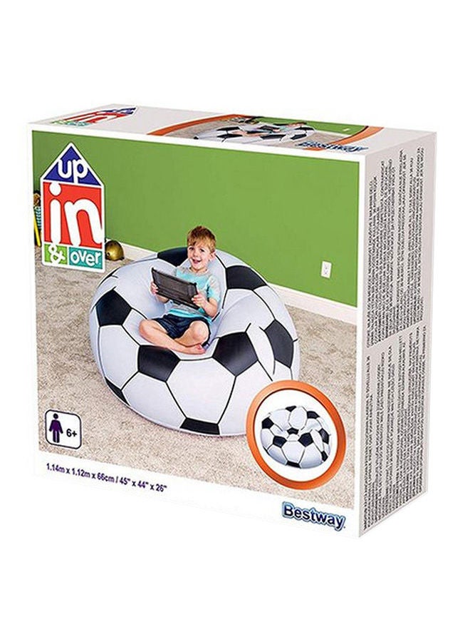 Bestway 100085350 Beanless Soccer Ball Chair 114x112x66cm - Image 1