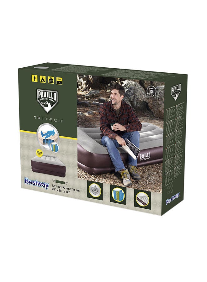Bestway 100120540 Twin Pavillo Tritech Airbed 191x97x36cm - Image 1