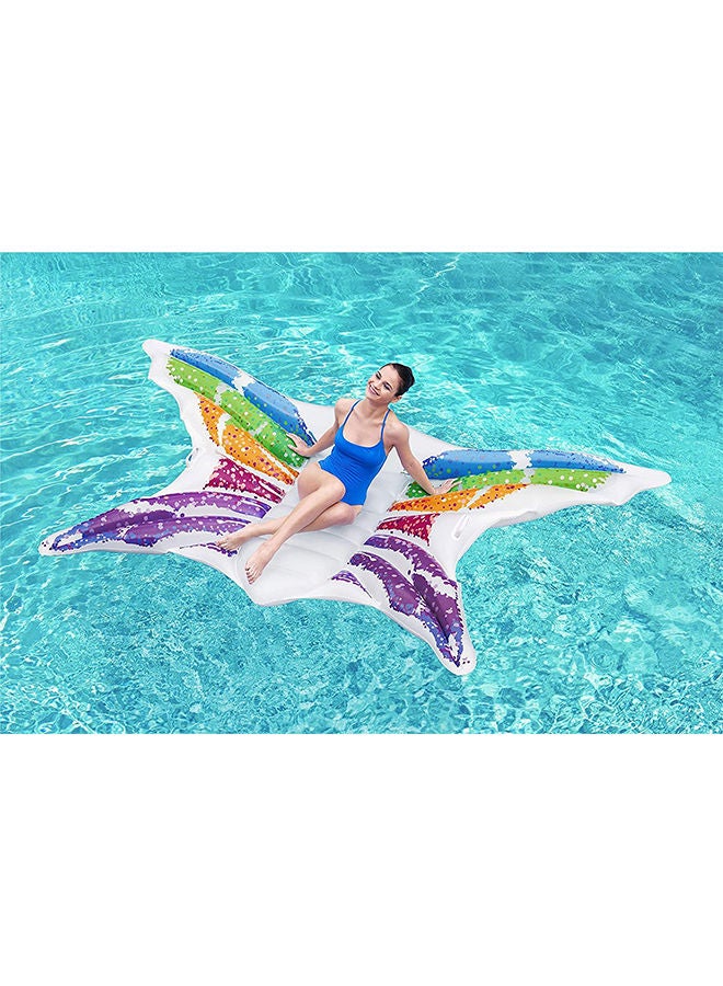 Bestway - Rainbow Butterfly Pool Float 2643261 294x193centimeter - Image 1