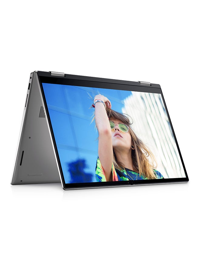 Inspiron 14-7420 14-inch Convertible Touch 2in1 FHD Display+ WVA, Core I5-1235u Processor/8GB RAM/512SSD/Windows 11/2 GB Nvidia Graphics MX550/ English/Arabic Platinum Silver