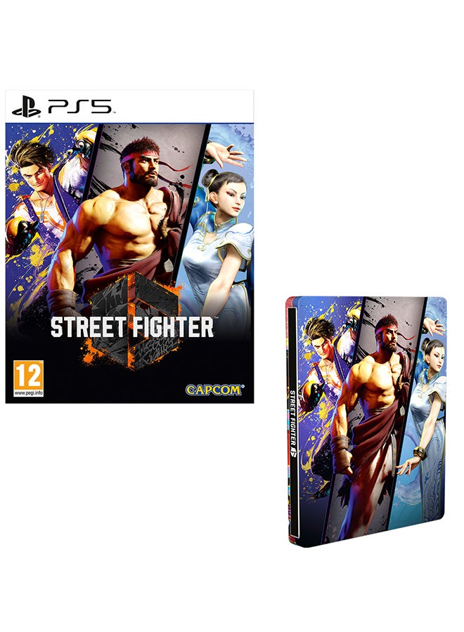 كابكوم Street Fighter 6 Steel Book Edition PS5 - PlayStation 5 (PS5) - Image 2