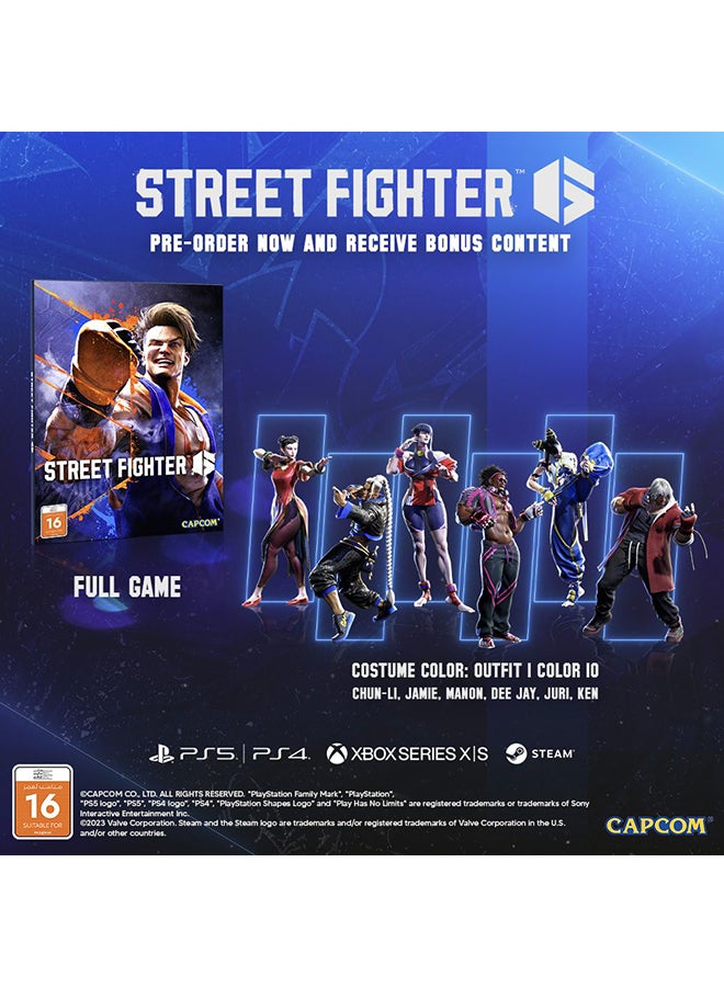 كابكوم Street Fighter 6 Steel Book Edition PS5 - PlayStation 5 (PS5) - Image 3