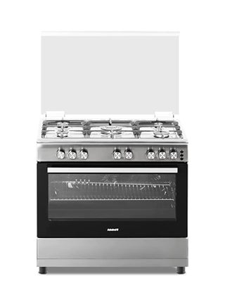 60x90 Gas Cooker Cast Iron Pan Support  Auto Ignition Full Safety 1 Year Warranty ADGC9060ASF Silver - v1685163251/N53404211A_1