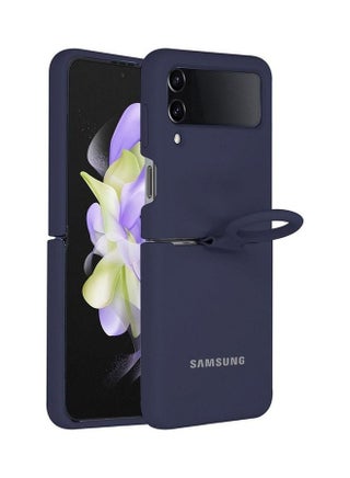 جراب سيليكون مع حلقة للإصبع لهاتف Samsung Galaxy Z Flip 4 - v1685163722/N53408896A_1