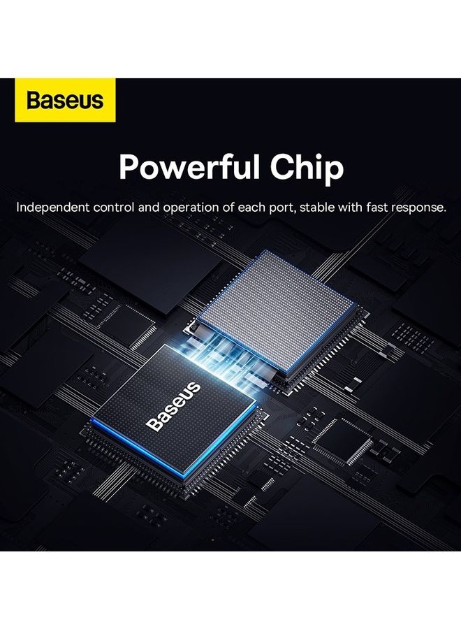 Baseus 4 In 1 Port USB C Hub To USB 3.0 Extension Compatible For MacBook Pro Air Samsung S22 Ultra Huawei Mate XS 2 P50 MateBook LG Chromebook iPad Pro Air 5 Dell XPS 15 Space Grey  - Image 5