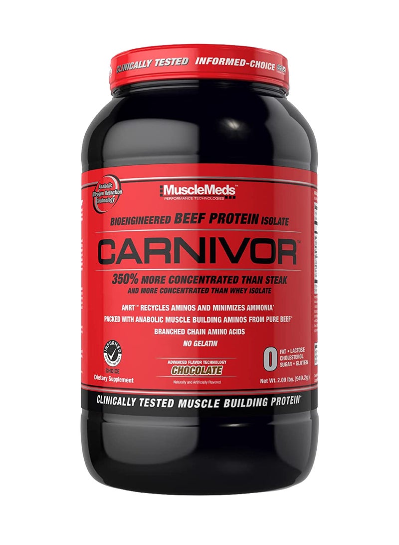 MUSCLEMEDS - Carnivor Beef Protein Isolate, Chocolate, 2.09 lbs - Image 1