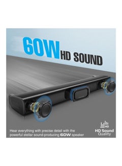 PROMATE Soundbar With Subwoofer StreamBar-60.UK Black  - Image 3