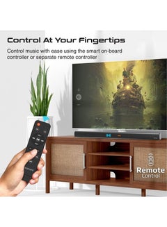 PROMATE Soundbar With Subwoofer StreamBar-60.UK Black  - Image 5