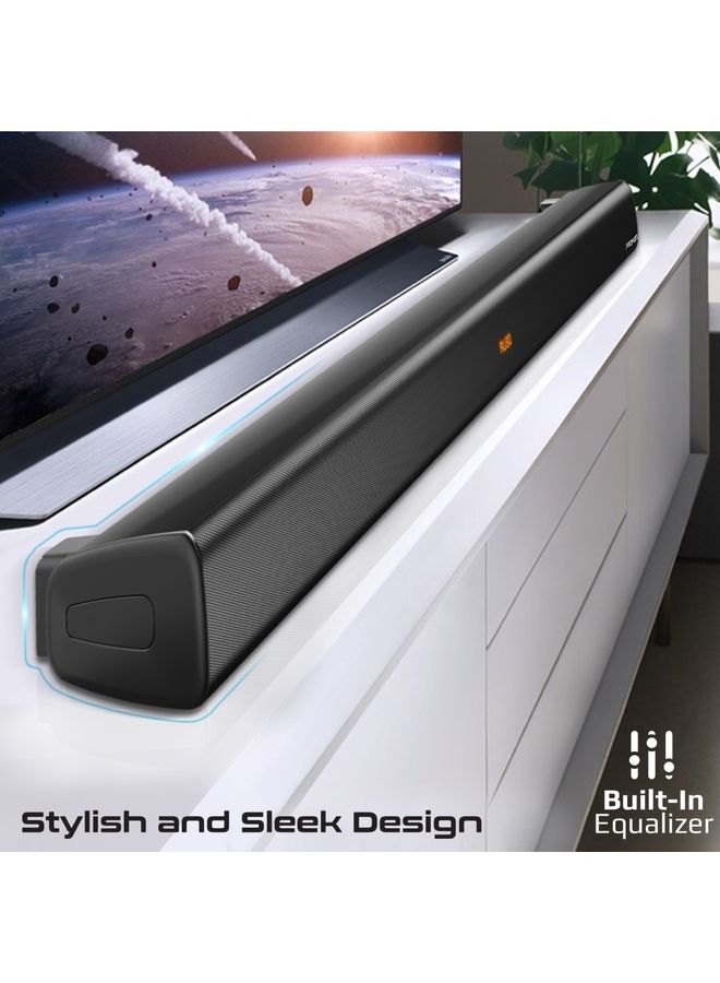 PROMATE - Soundbar With Subwoofer StreamBar-60.UK Black - Image 1
