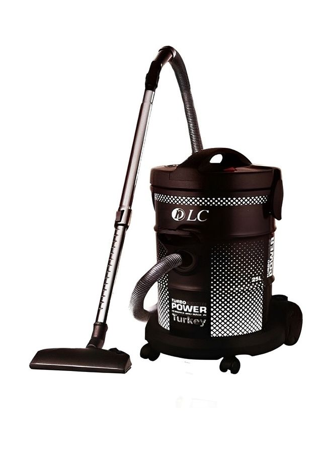 دي إل سي  مكنسة كهربائية أسطوانية الشكل 25 L 2200 W DLC 39602 أسود/أبيض 