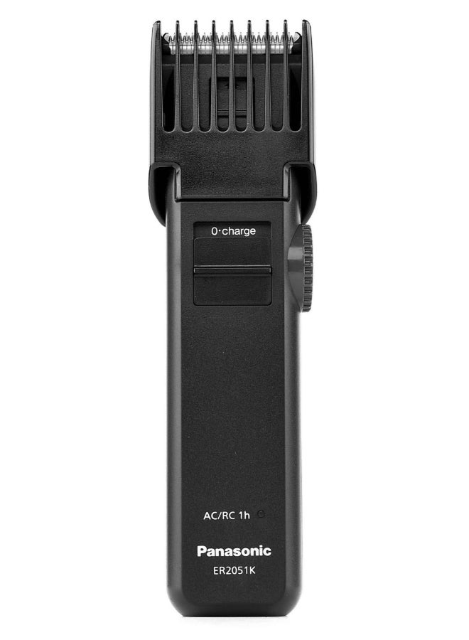 Rechargeable Wet/Dry Beard & Hair Trimmer, 12 Cutting lengths, 1 hours full charge,40 min use- ER2051 Black - v1685269753/N12822311A_1