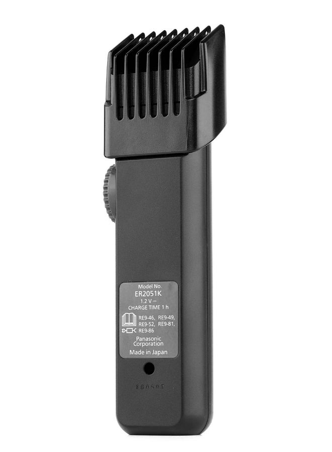 Rechargeable Wet/Dry Beard & Hair Trimmer, 12 Cutting lengths, 1 hours full charge,40 min use- ER2051 Black - v1685269753/N12822311A_5