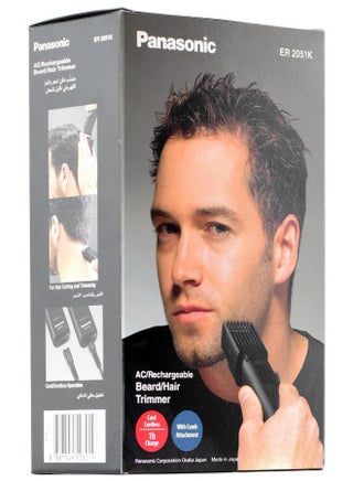 Panasonic Men's Beard Body Hair Trimmer,12 Cutting Lengths,