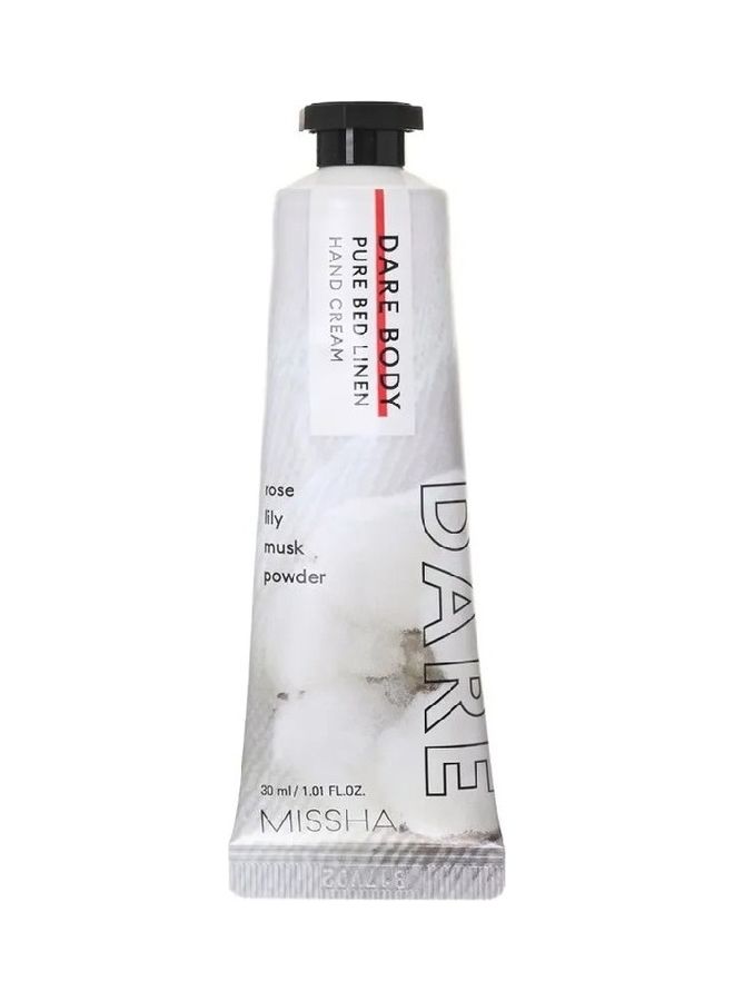 Missha Dare Body Hand Cream Pure Bed Linen 30ml 