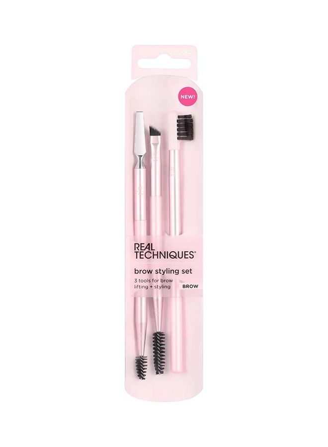 REAL TECHNIQUES - Rlt Brow Styling Set Silver-pink - Image 1