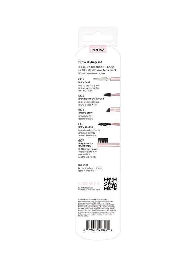 REAL TECHNIQUES - Rlt Brow Styling Set Silver-pink - Image 1