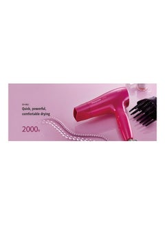 Panasonic Hair Dryer For Fast Drying And Smooth Finish Pink  - Image 2