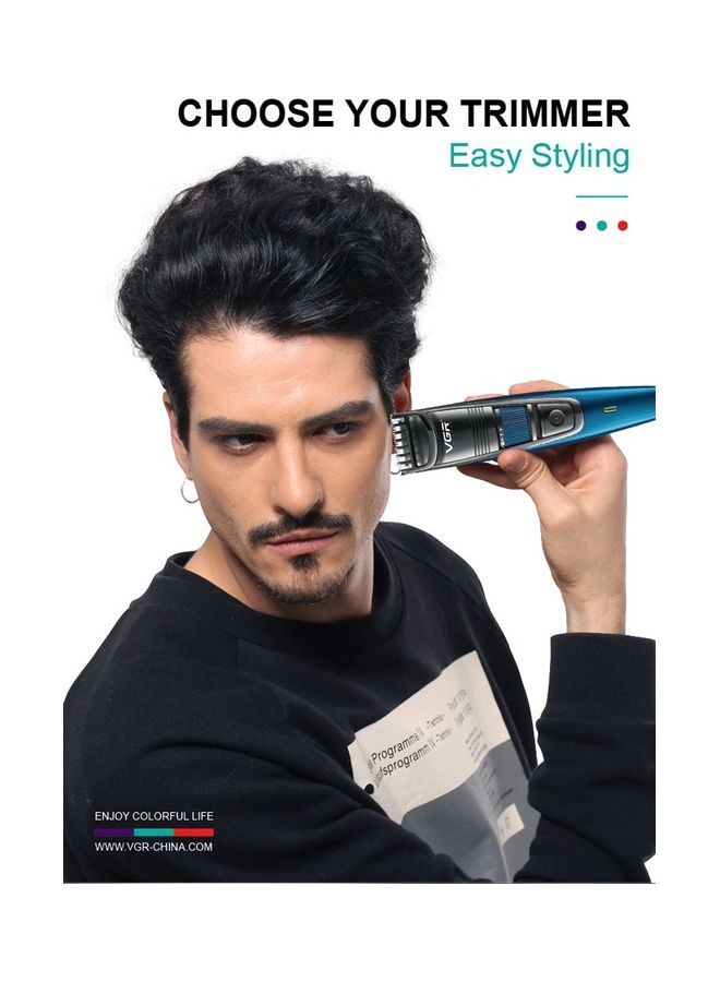 VGR Professional Rechargeable Hair Trimmer Multicolour 700grams - Image 2