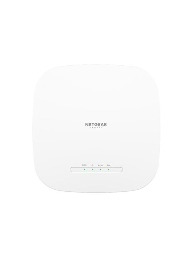 نقطة الوصول اللاسلكية المُدارة عبر السحابة (WAX615) - سرعة WiFi 6 ثنائية النطاق AX3000 | ما يصل إلى 256 جهاز عميل | 802.11ax | انسايت الإدارة عن بعد | محول يعمل بالطاقة PoE+ أو محول تيار متردد (غير متضمن)
