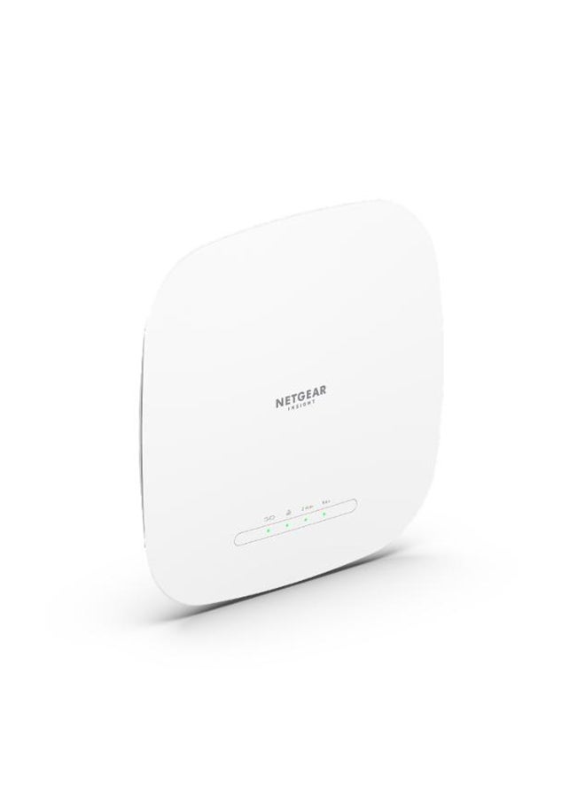 نقطة الوصول اللاسلكية المُدارة عبر السحابة (WAX615) - سرعة WiFi 6 ثنائية النطاق AX3000 | ما يصل إلى 256 جهاز عميل | 802.11ax | انسايت الإدارة عن بعد | محول يعمل بالطاقة PoE+ أو محول تيار متردد (غير متضمن)