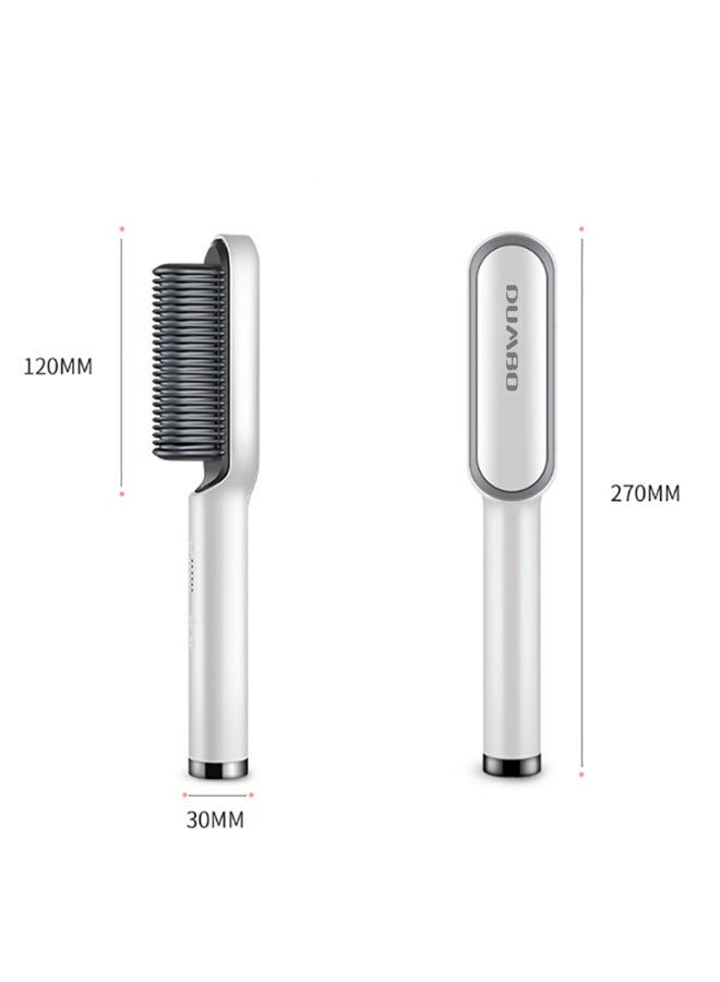 Automatic Splint Straightener Curling Hair Comb Silver 3*27cm