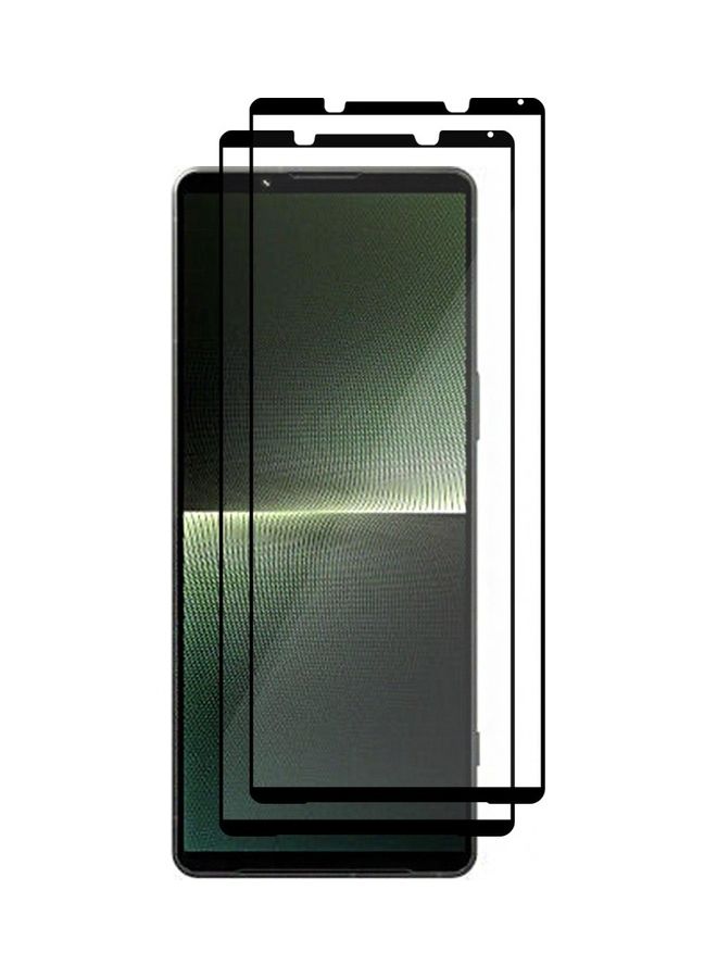 مارجون 2 Pack For Sony Xperia 1 V Screen Protector Tempered Glass Full Glue Back Clear - Image 3