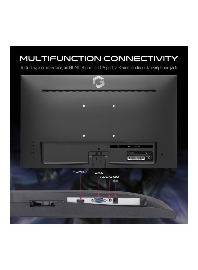 GAMEON Flat Gaming Monitor Fixed Stand Black - Image 5