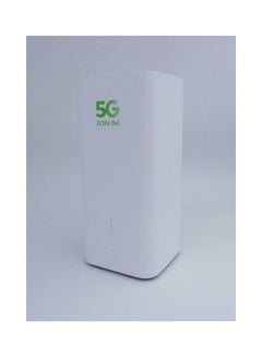 زين 5G CPE Pro3 يعمل على جميع الشبكات 10 dBi مع تردد عالى WiFi 6 AX1800 أبيض  - Image 2