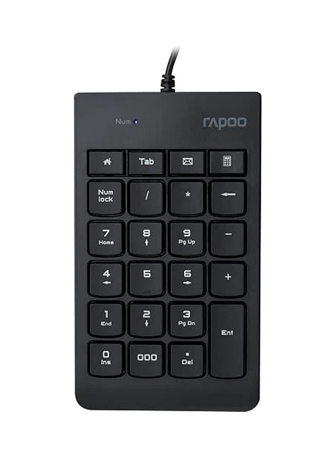 Rapoo Numeric Keyboard Black  - Image 1