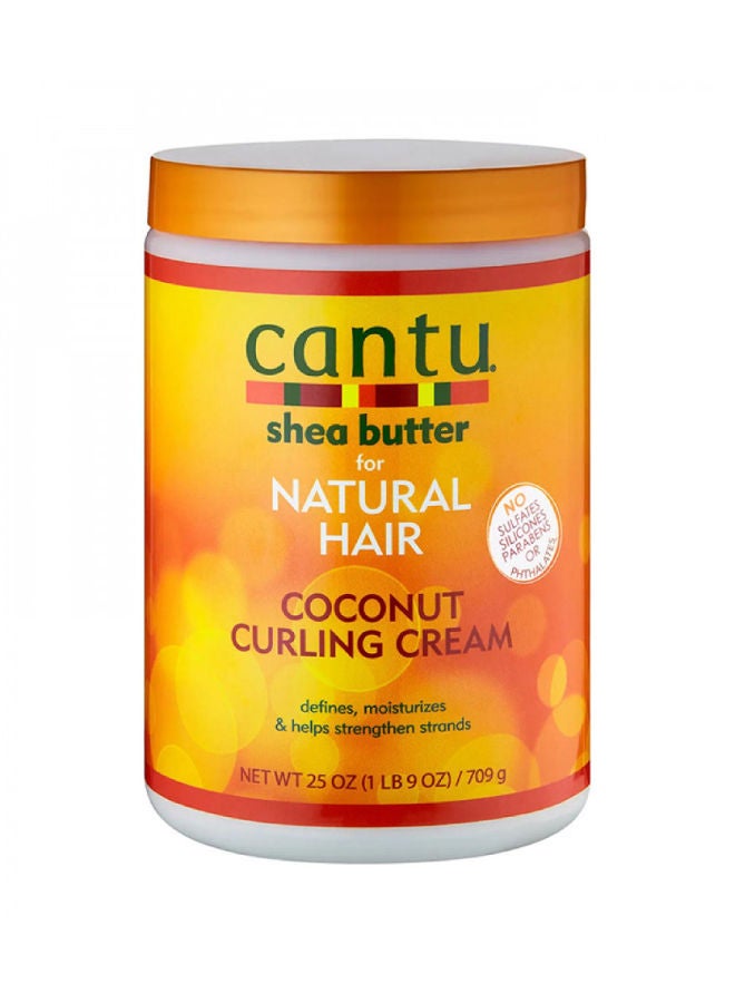 Cantu - Shea Butter Coconut Curling Cream For Natural Hair Multicolour 709grams - Image 1