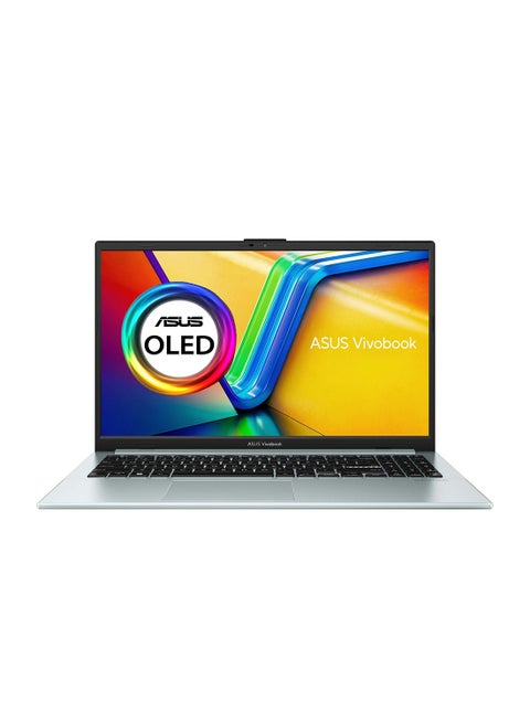 Vivobook 15 Go Laptop With 15.6-Inch Display, AMD Ryzen 5 7520U Processor/8GB RAM/512GB SSD/AMD Radeon Graphics/Windows 11 English/Arabic Green Gray