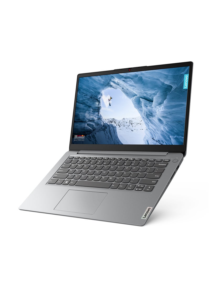 IdeaPad 1 14IAU7 Laptop With 14-Inch FHD Display, Core™ i3-1215U Processor / 8GB RAM / 256GB SSD / Intel® UHD Graphics / Windows 11 Home / English/Arabic Cloud Grey