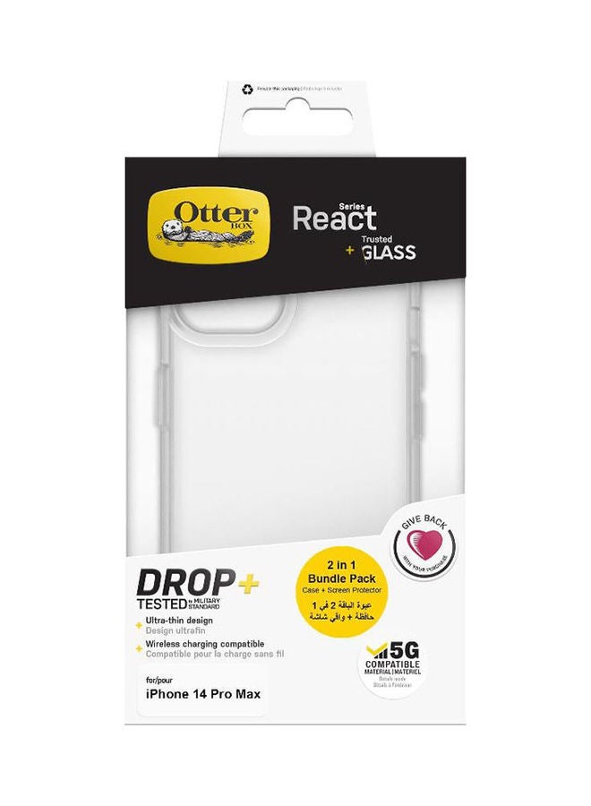 أوتربوكس - React Trusted Glass لهاتف iPhone 14 Pro Max - Image 1