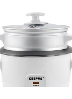 GEEPAS Automatic Rice Cooker 3-In-1 Functions/Non-Stick Inner Pot/Automatic Shut Off With Overheat Protection 0.6 L 300 W GRC4324N White  - Image 2