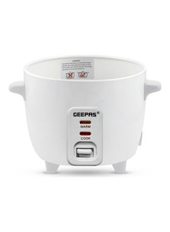 GEEPAS Automatic Rice Cooker 3-In-1 Functions/Non-Stick Inner Pot/Automatic Shut Off With Overheat Protection 0.6 L 300 W GRC4324N White  - Image 3