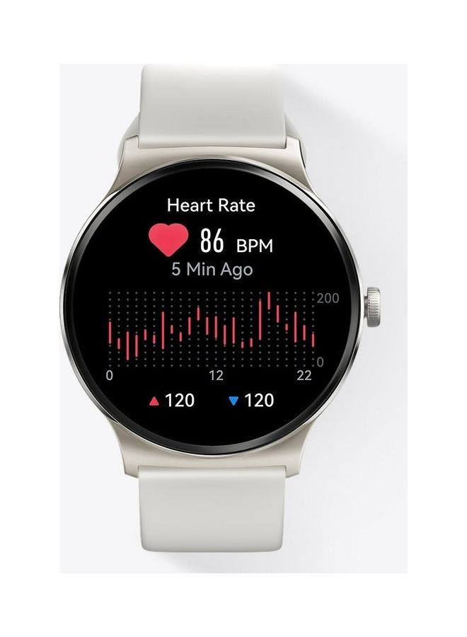 هايلو ساعة ذكية تعمل باللمس من سولار لايت مقاس 1.38 بوصة للرجال والنساء، 100 وضع رياضي، SpO2، مراقبة الصحة، اكتشاف الإجهاد، IP68 - Image 3