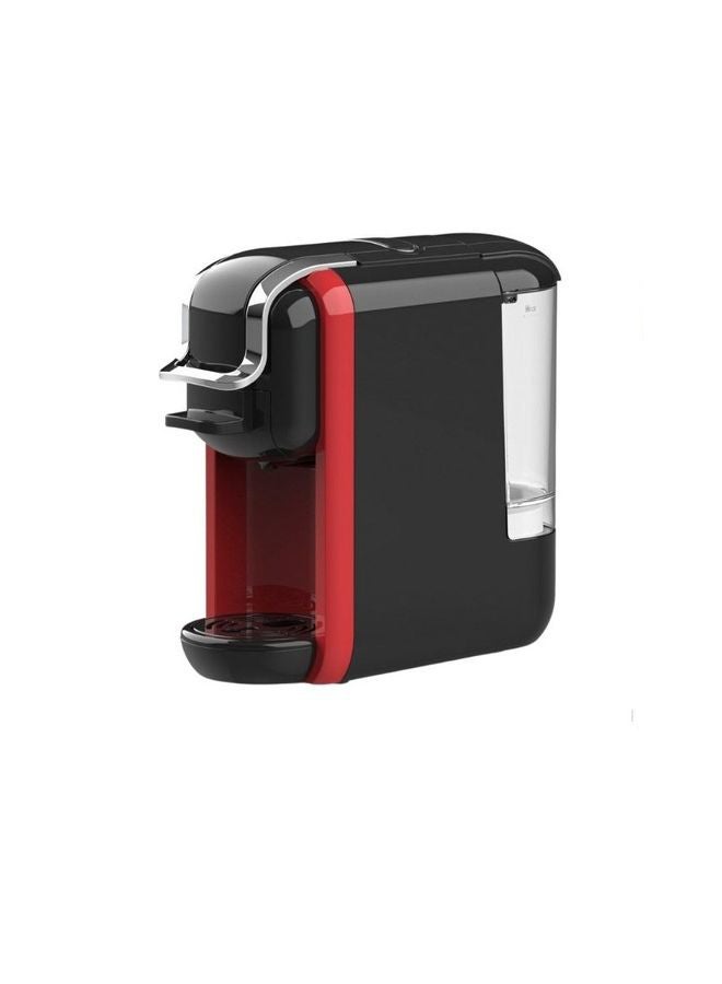 DLC - Espresso Coffee Machine 3 In 1 Capsules And Ground Coffee 600 ml 1450 W DLC CM7316 Black/Red - Image 1